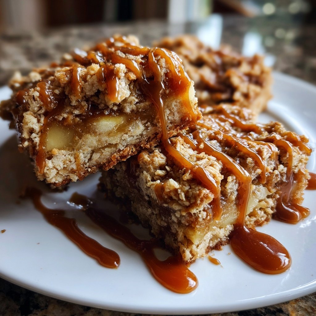 Irresistible Salted Caramel Apple Bars for Fall