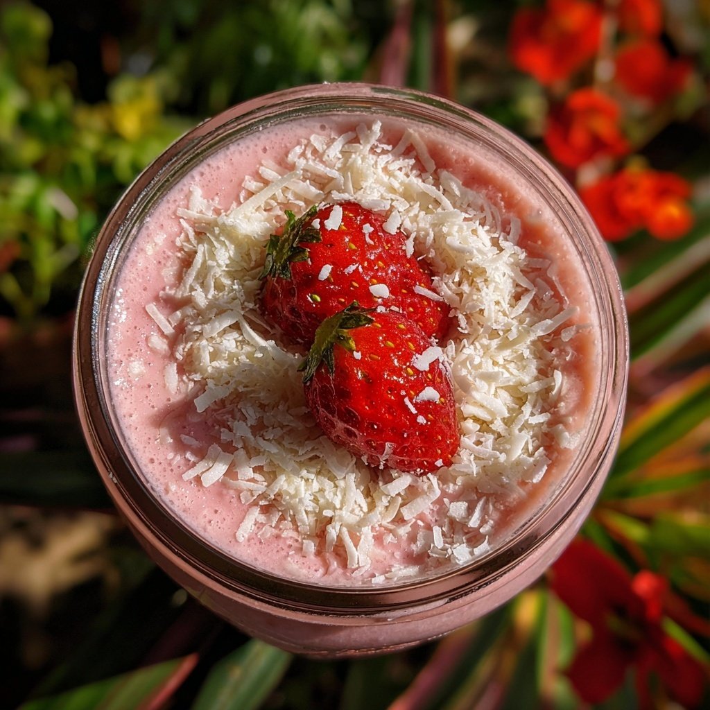 Strawberry Coconut Smoothie