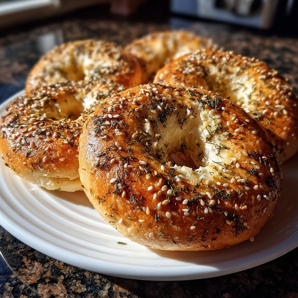 Easy Cottage Cheese Bagels