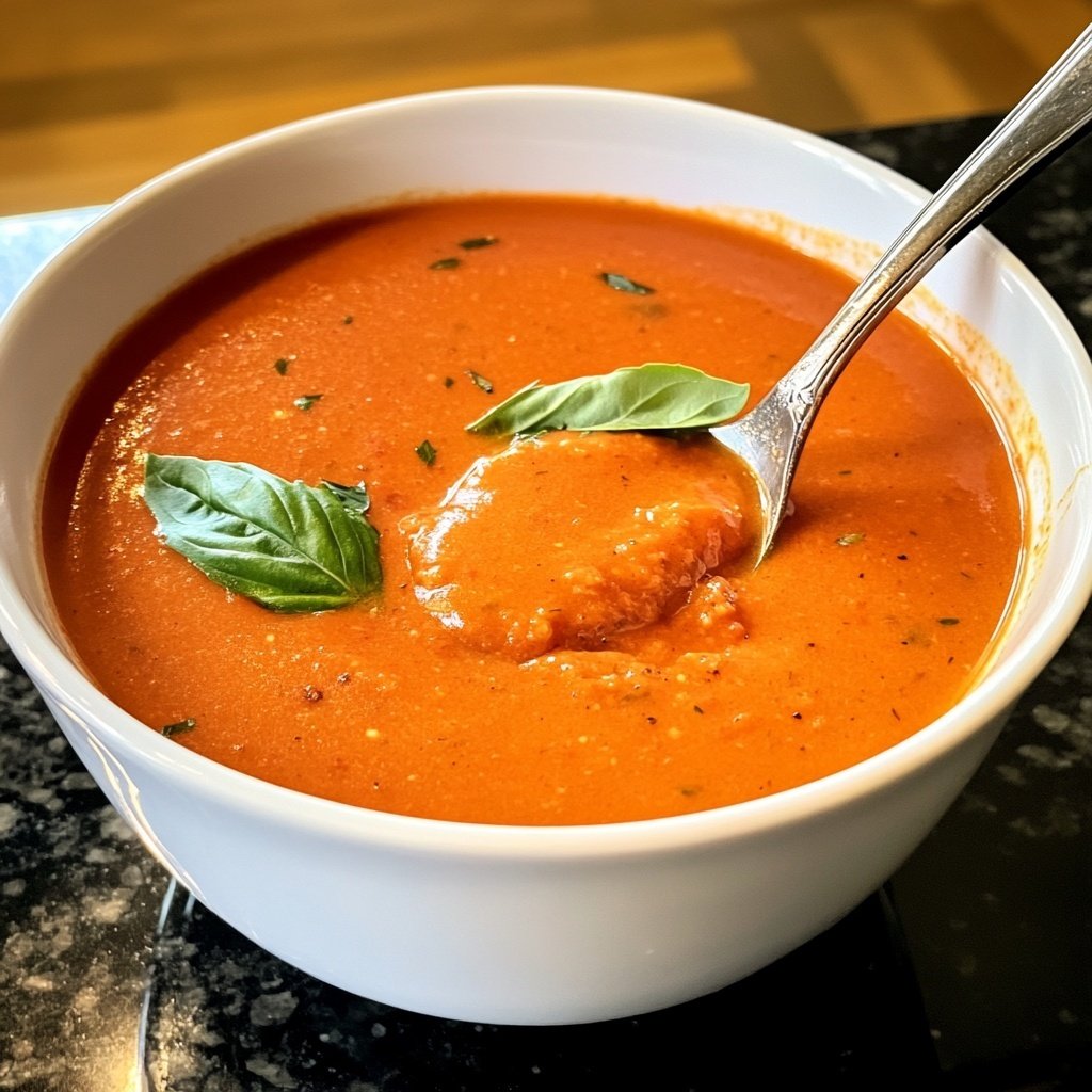 Homemade Creamy Tomato Soup Recipe