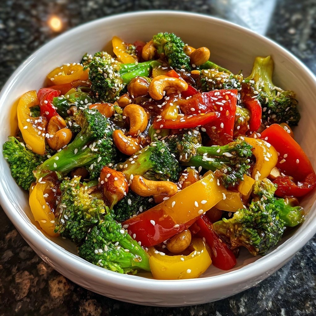 Vegetable Stir Fry With Cashews