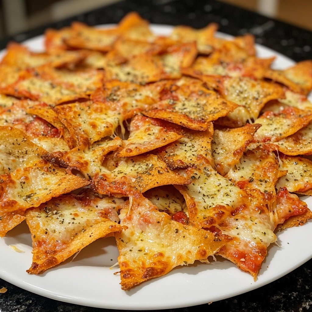 2 Ingredient Pizza Chips