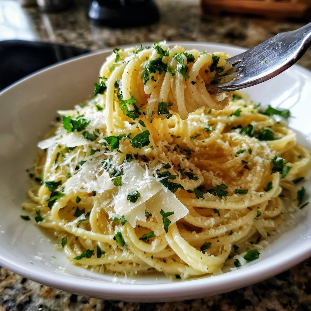 Quick & Easy 15-Minute Garlic Pasta