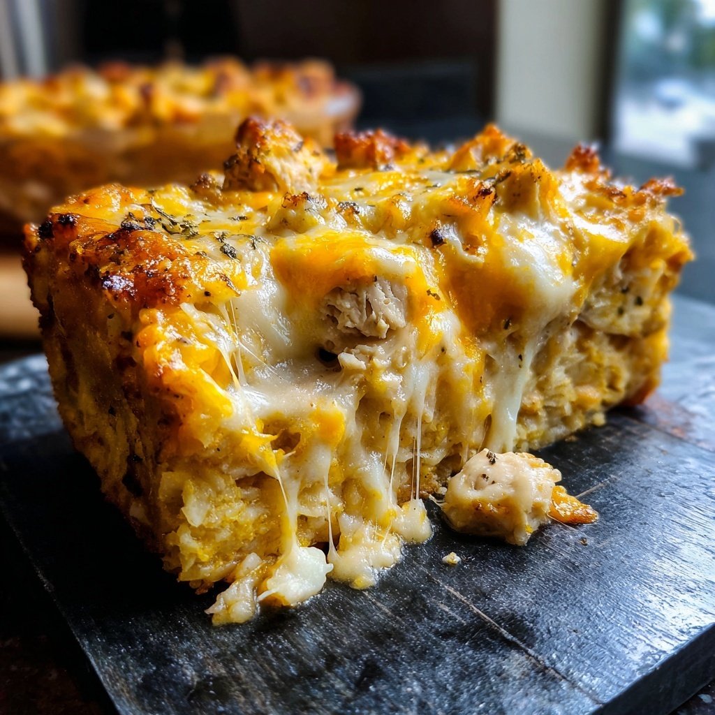 Cheesy Chicken And Rice Bake