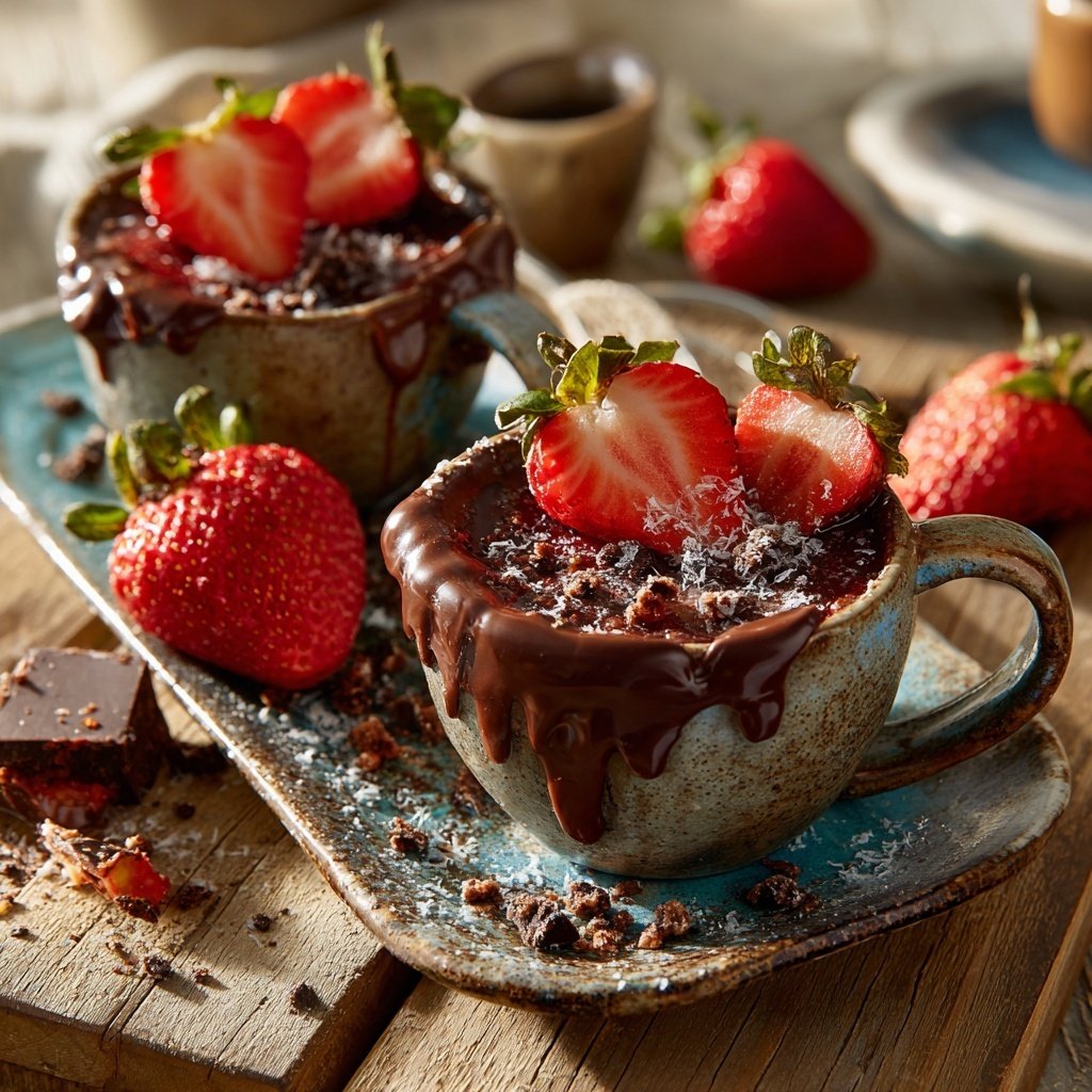 Chocolate Strawberry Party Cups