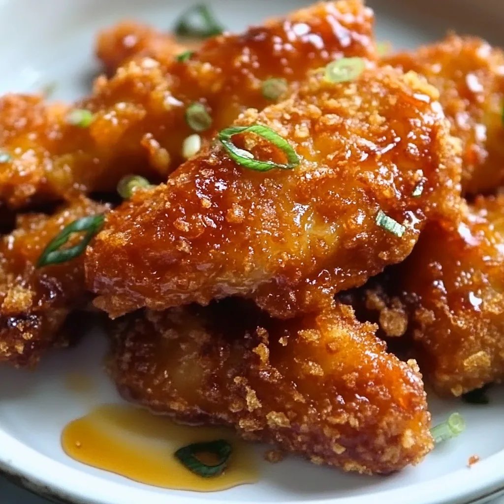 Baked Crunchy Hot Honey Chicken
