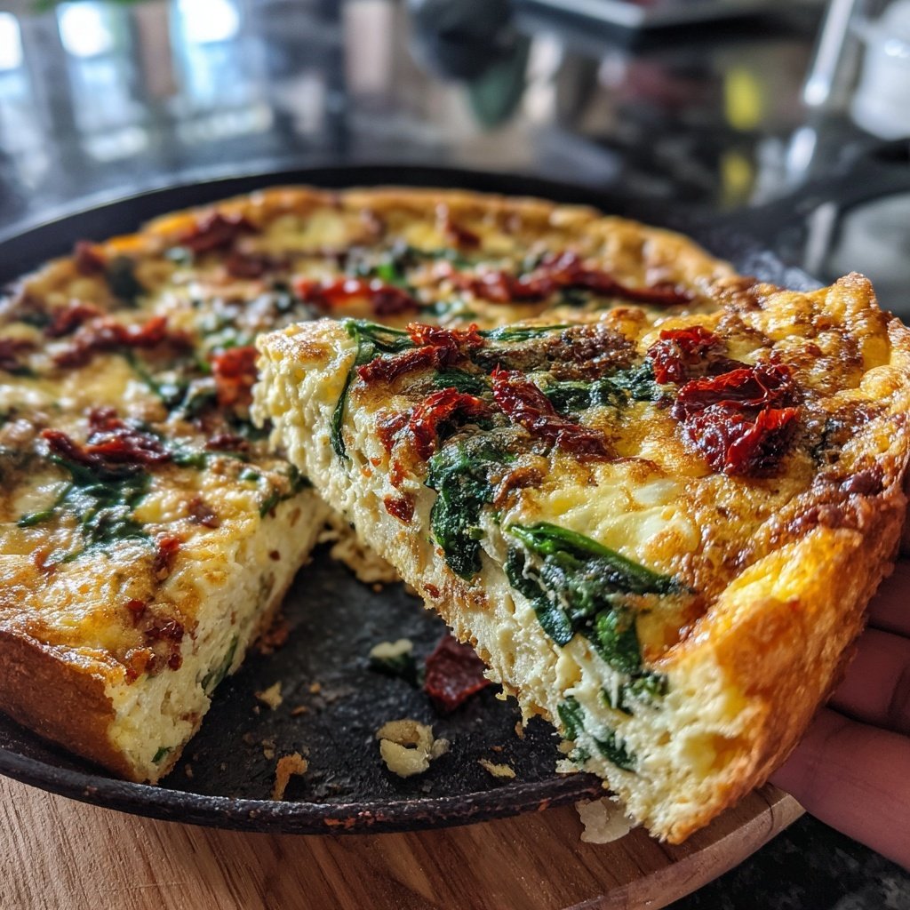 Breakfast Egg And Spinach Bake