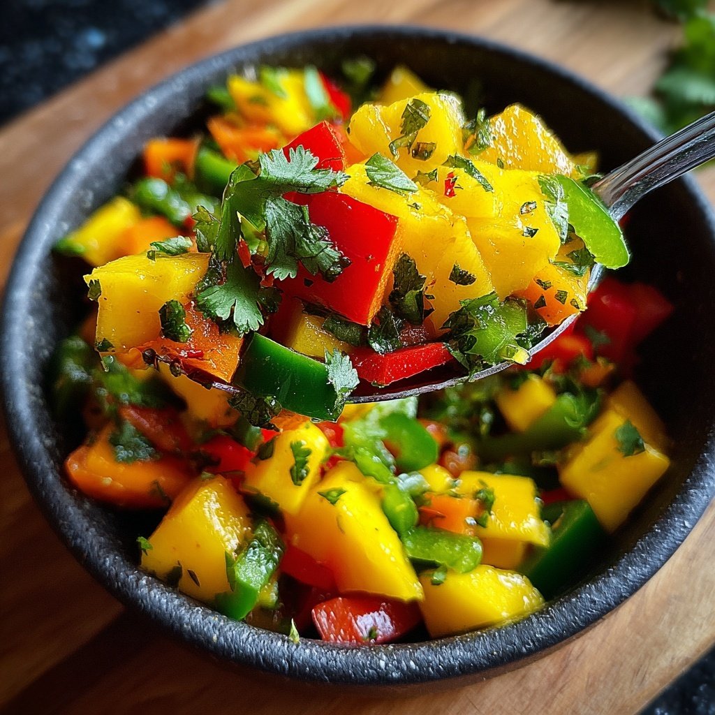 Jamaican Mango Vegetable Salad