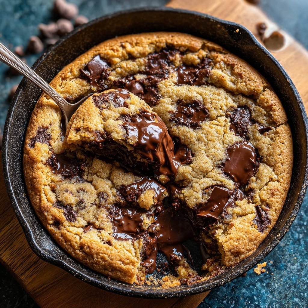 Chocolate Chip Skillet Cookie