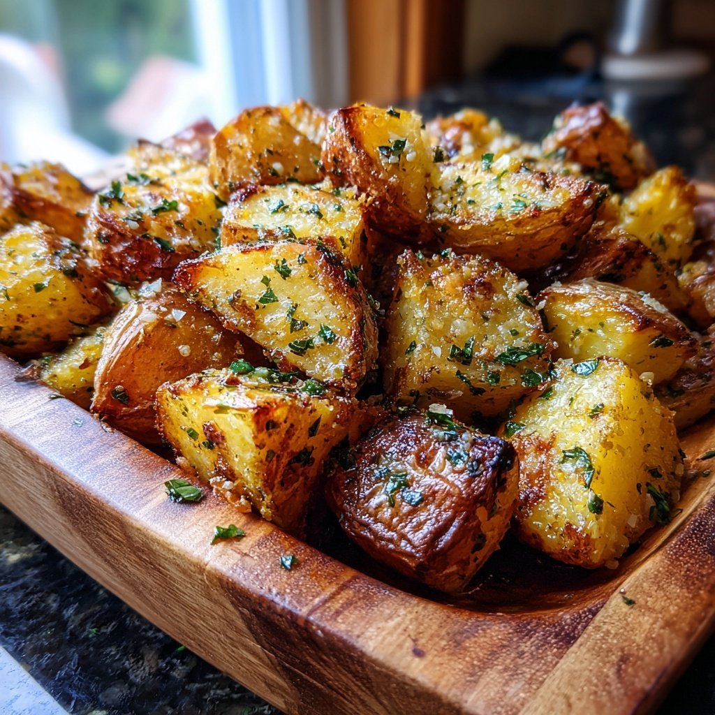 Garlic Parmesan Roasted Potatoes