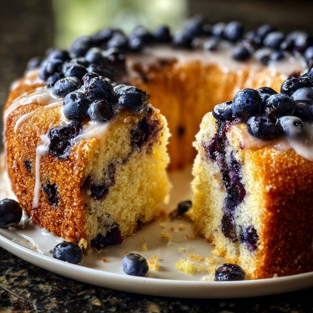 Blueberry Lemon Pound Cake