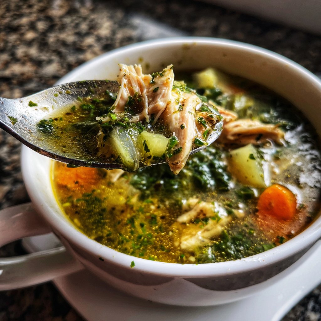 Spring Lemon Chicken Soup